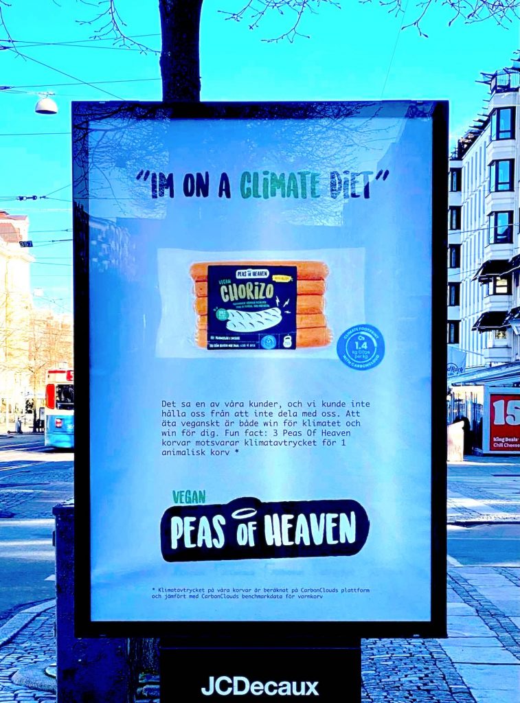 Peas of Heaven Climate diet Campaign