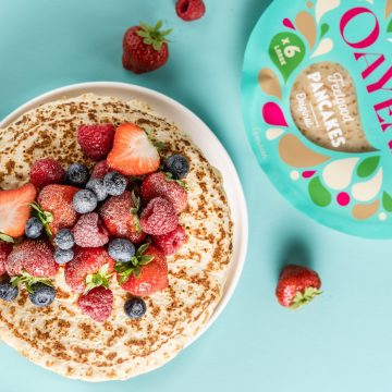 OaYeah! pancakes 30% reduced climate footprint