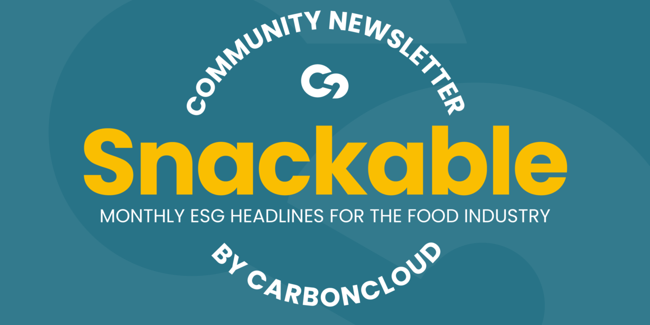 Snackable - CarbonCloud community newsletter