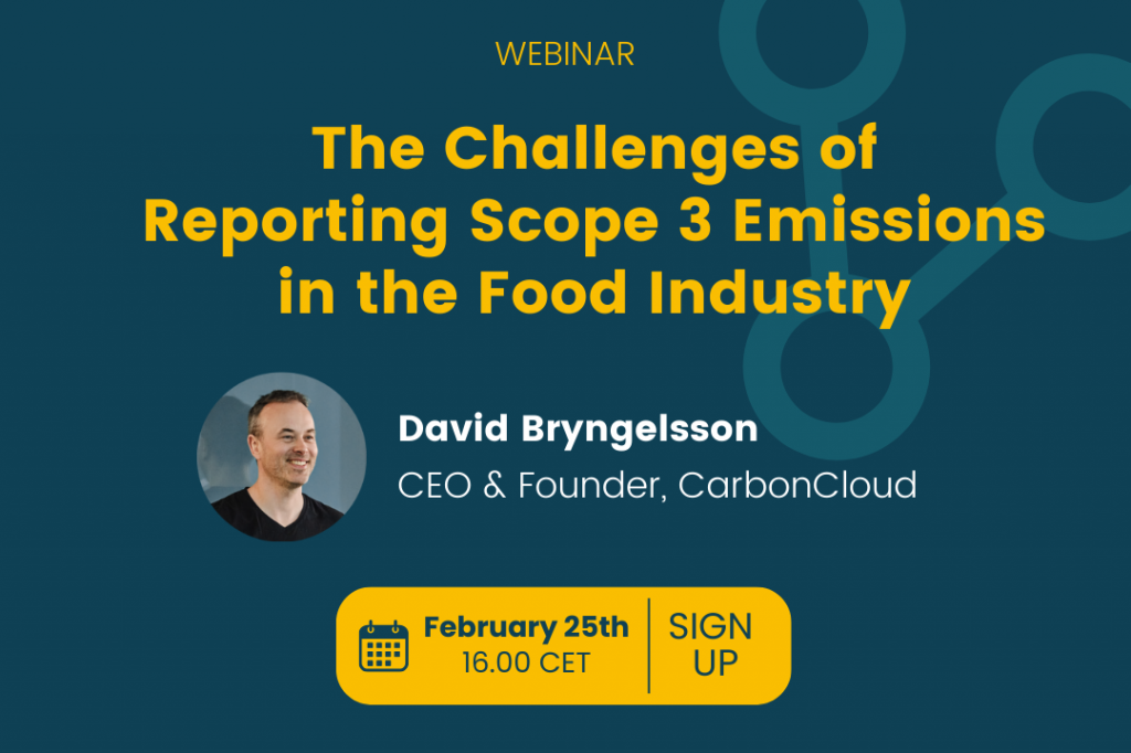 Webinar: The challenges of reporting scope 3 emissions in the food industry