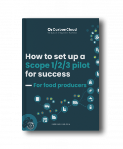 Guide: How to set up a scope 1, 2, 3 emissions pilot for food producers